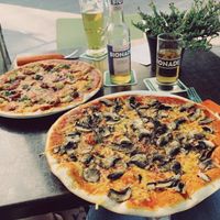 Vegane Funghi und Mediterranea  at L'Incontro in Karlsruhe