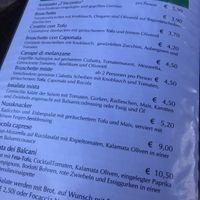 Starters all vegan  at L'Incontro in Karlsruhe