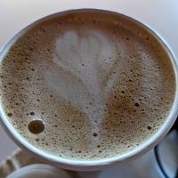 Catnip latte 🐱 at Third Space Coffee in Bentonville