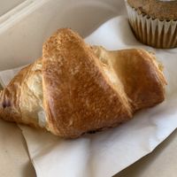 croissant and cupcake omnomnomnomnom   at Third Space Coffee in Bentonville
