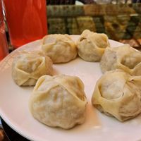 Potato manti at Bibikhanum Teahouse in Samarkand