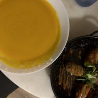 pumpkin soup  at Casa Vani in Valencia