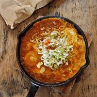 Shakshuka (vegetarian) at Mihbaj Café & Kitchen in West London