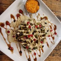 Wafalafel (vegan) at Mihbaj Café & Kitchen in West London