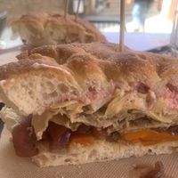 Seitan and veggies, the only vegan option but sooo good   at La Bottiglia in Venice