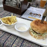   at Beatles Cafe in Rishikesh