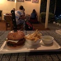 Beatles Veggie Burguer at Beatles Cafe in Rishikesh