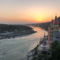 View From Terrace at Beatles Cafe in Rishikesh