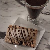 Hot Cocoa Vegan Pastry, Peppermint Hot Chocolate 😊 at The Wakery - Bar in Springfield