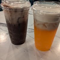 Vegan Egg Foam drinks at The Wakery - Bar in Springfield