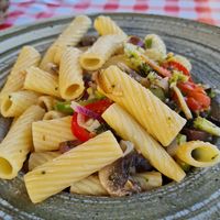 Rigatoni Italian Vegetarian ohne Käse at Deliziare Trattoria - Maybe closed in Kos