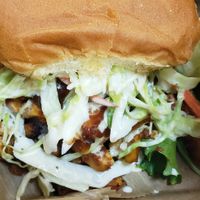 BBQ sandwich that was so delicious, I wanted to go back the next day. at Divine Leaf Vegan in Wesley Chapel