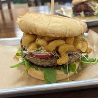 Mac & Cheese Beyond Burger  at Divine Leaf Vegan in Wesley Chapel