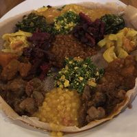 Feast for two  at Bunna Cafe in Brooklyn