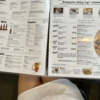 Menu  at Bunna Cafe in Brooklyn