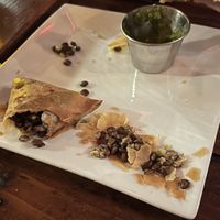 Samosas (devoured by the group before I could take a picture-these are insanely good)  at Bunna Cafe in Brooklyn