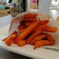 Sweet potato fries at La Salada del Tamariu in Tamariu