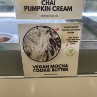 The only scoop option for the evening   at Little Blue Bakehouse in Raleigh