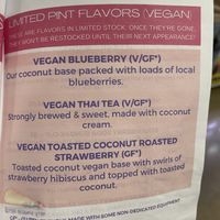 Vegan pints available   at Little Blue Bakehouse in Raleigh