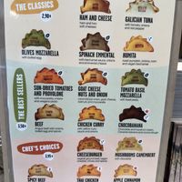 Menu  at Las Muns in Alicante