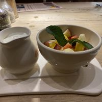Soy yoghurt with fruits  at Le Pain Quotidien - Spuistraat in Amsterdam