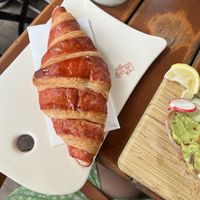Hibiscus Croissant 🥐   at Le Pain Quotidien - Spuistraat in Amsterdam