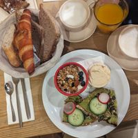 Vegan brunch at Le Pain Quotidien - Spuistraat in Amsterdam