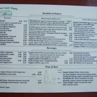 Menu, July 2014 at Le Pain Quotidien - Spuistraat in Amsterdam