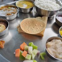 Completely vegan thali available upon request! at Jackfruit Kitchen And Bar in Sangolda