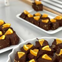 Vegan brownie   at Café Klint in Nykoebing Sjaelland