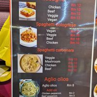 Menu at Pizza Anytime Legacy in Kuala Lumpur
