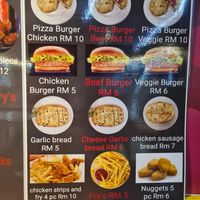 Menu at Pizza Anytime Legacy in Kuala Lumpur