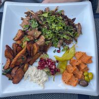 Grillmixteller for one person  at Vegano Mezo in Berlin