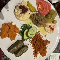 Mezzo Plate :), comes with bread   at Vegano Mezo in Berlin