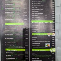 New menu at Vegano Mezo in Berlin