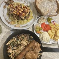 mixed grill platter and nr 50  at Vegano Mezo in Berlin