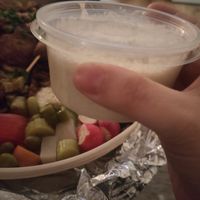 Coconut pudding at Vegano Mezo in Berlin