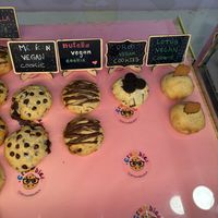 Vegan cookies   at Crumbles in Barcelona