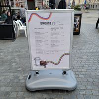 Menu at Lauza's in Leuven