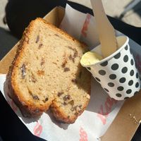 Banana bread   at Kapes Kiosk in Sidmouth
