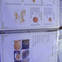 Just one page at Boom Shiva Cafe  in Manikaran