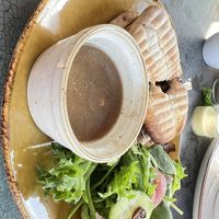 I had the Mushroom Dip sandwich.  The dip was drink worthy!  So craveable! at Organic Farmers Table in Sarasota