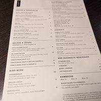 Menu at Ferment Brewing Company in Hood River