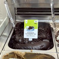 Dark chocolate is vegan!!!   at The Gelatist - Tritone in Rome