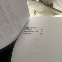 Dog section of the menu at The Vegan Coffi House in Aberdare