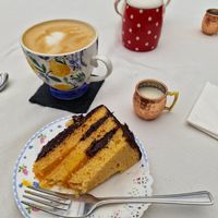 Jaffacake  cake at The Vegan Coffi House in Aberdare