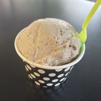 Cookies & cream ( the ube flavor is in there somewhere)  at Sweet Aloha Ice Cream in Davie