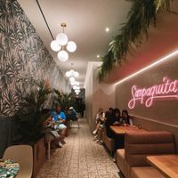 inside seating   at Sampaguita Ice Cream in Orlando