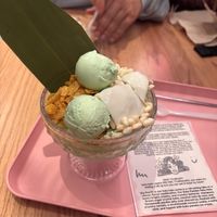 buko pandan halo-halo  at Sampaguita Ice Cream in Orlando