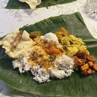 Banana leaf   at Tony's Corner in Langkawi